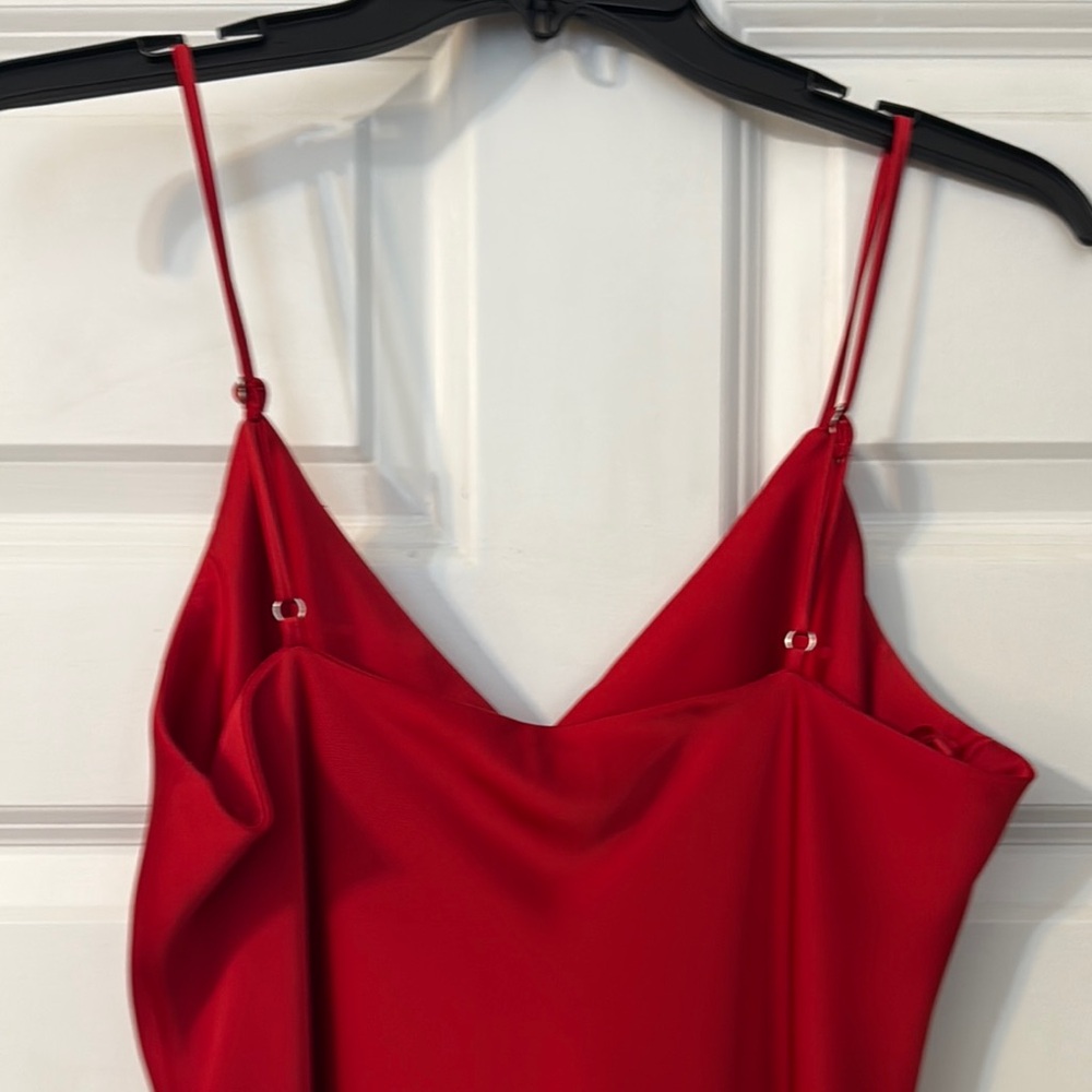 Gianni Bini Elegant Red Slip Dress - Picture 3 of 6